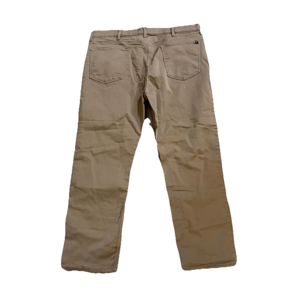 Banana Republic Khaki Chino‎ Pants Men 40x30 (39x27) Slim Cotton Stretch Whisky